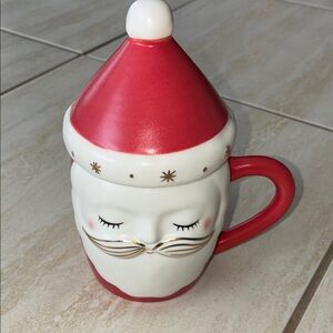 Indigo Santa Mug